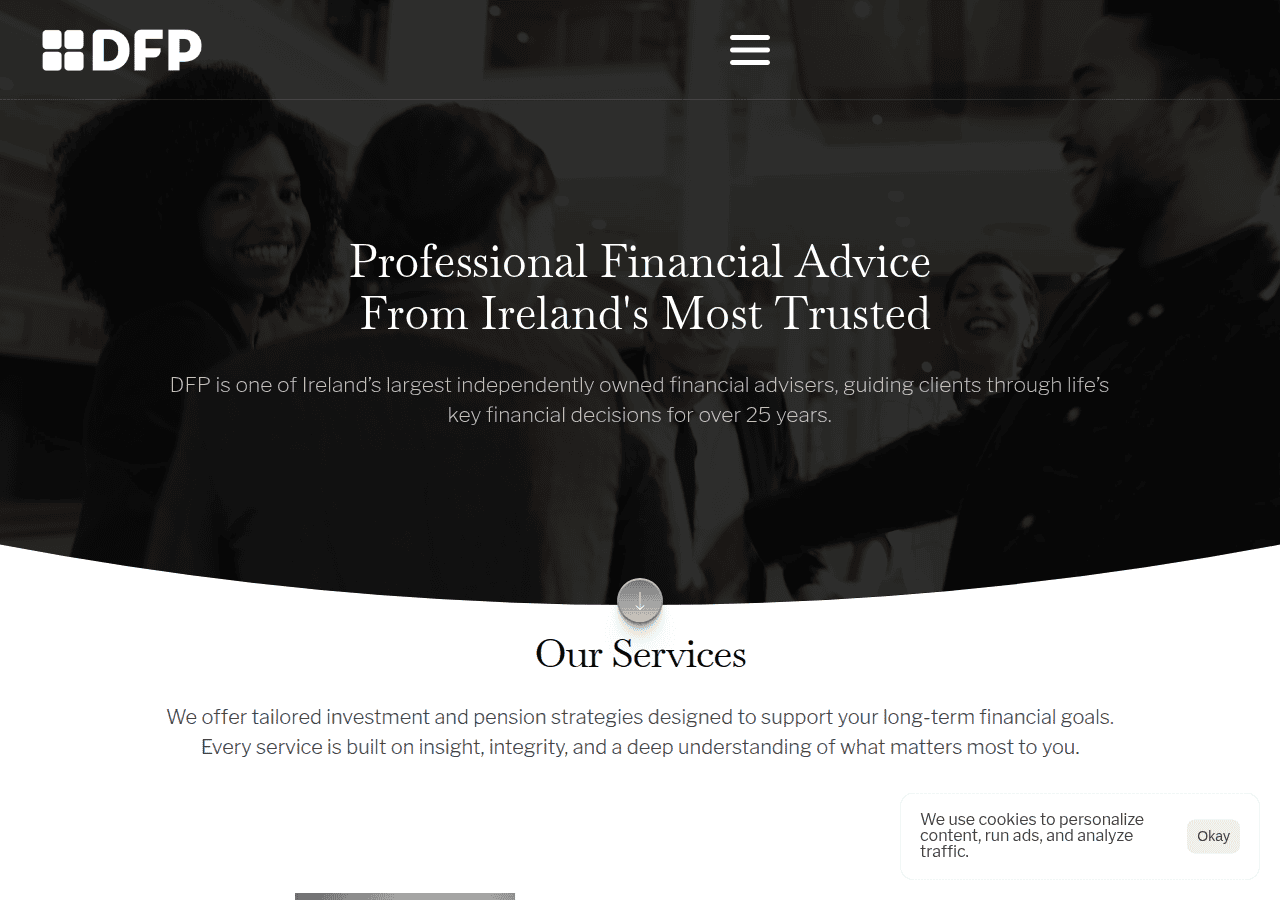 Screenshot of edfp.ie