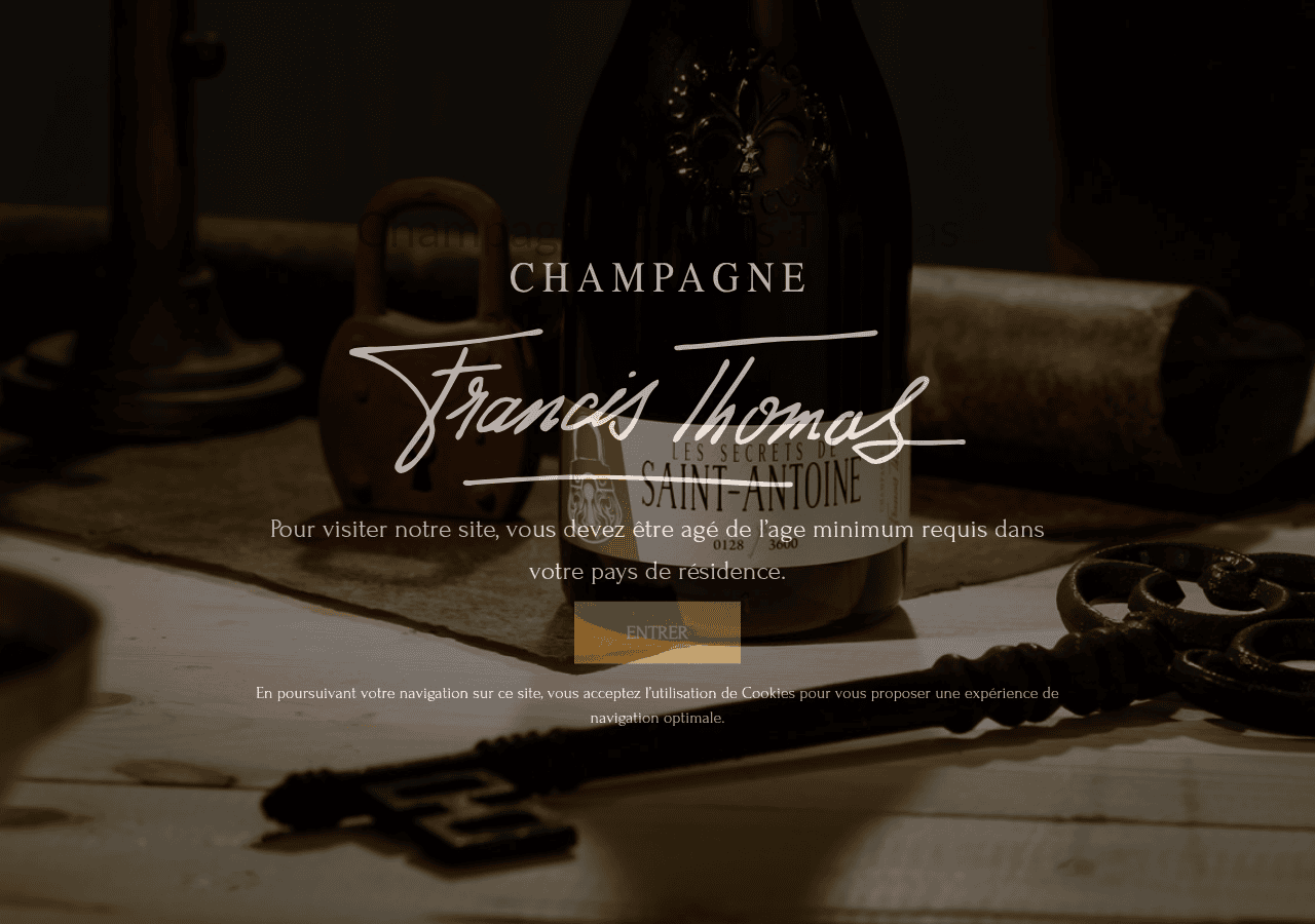 Screenshot of champagne-francis-thomas.fr