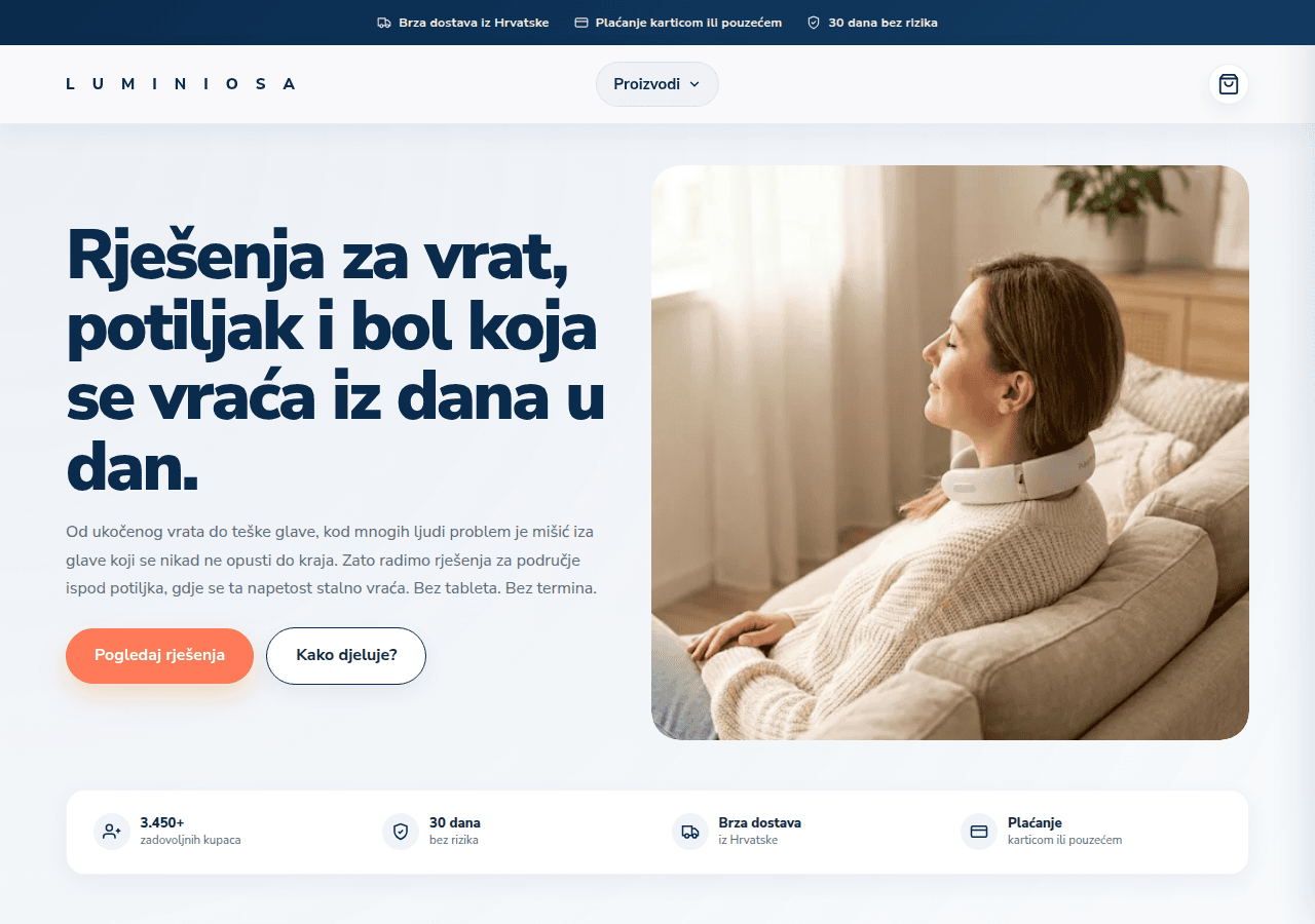 Screenshot of luminiosa.com