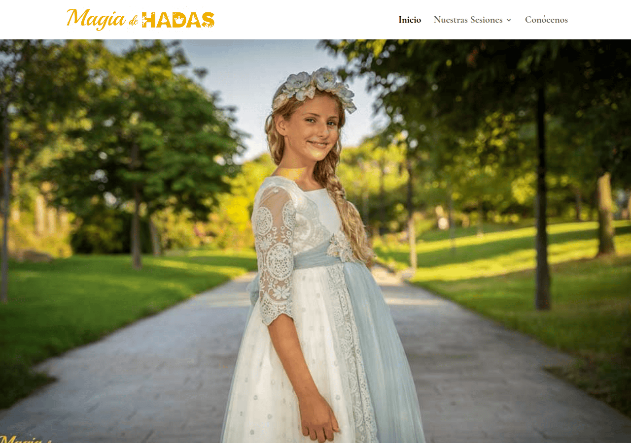 Screenshot of magiadehadas.com