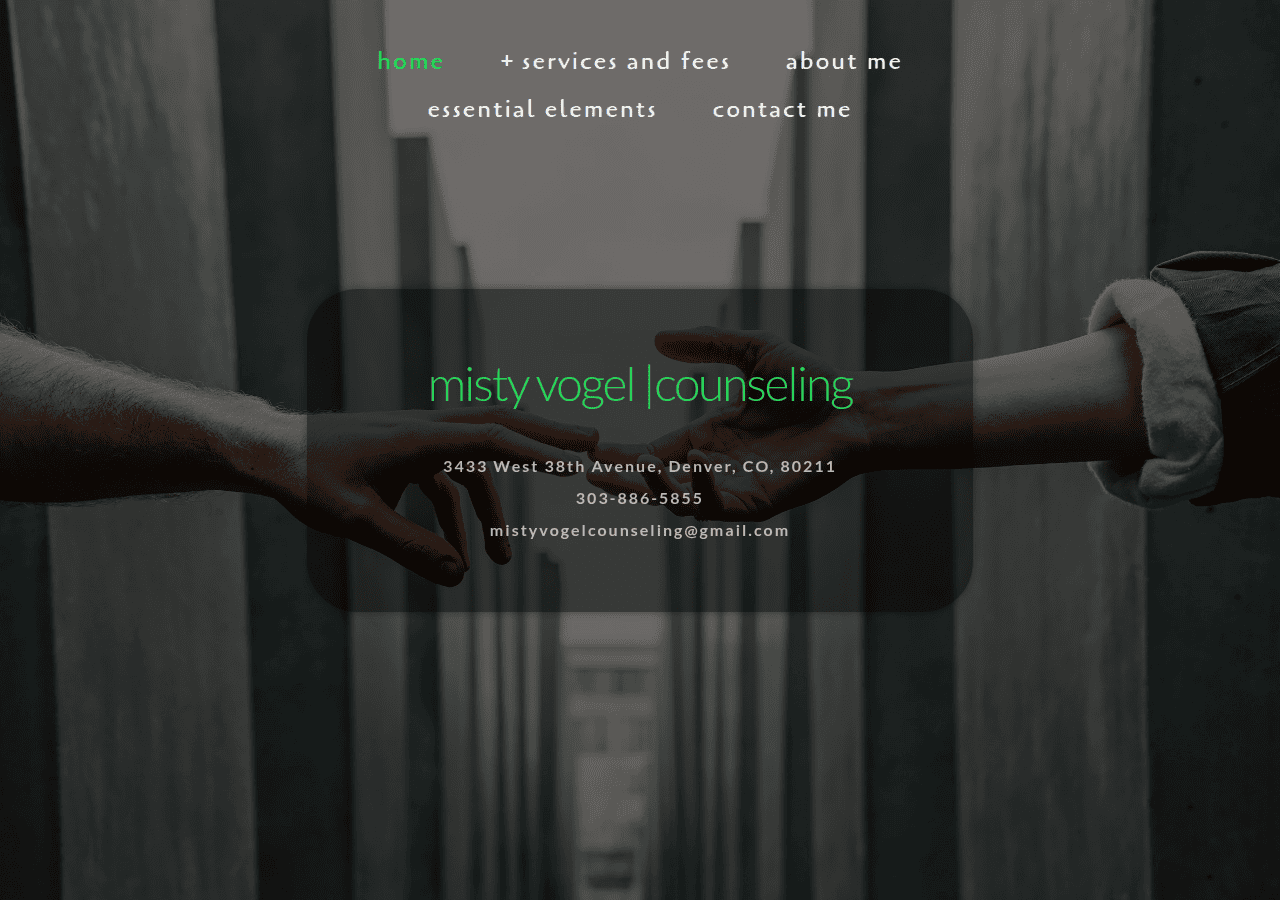 Screenshot of mistyvogel.com