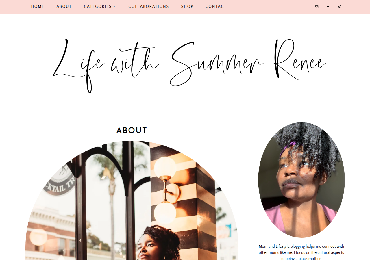 Screenshot of lifewithsummerrenee.com
