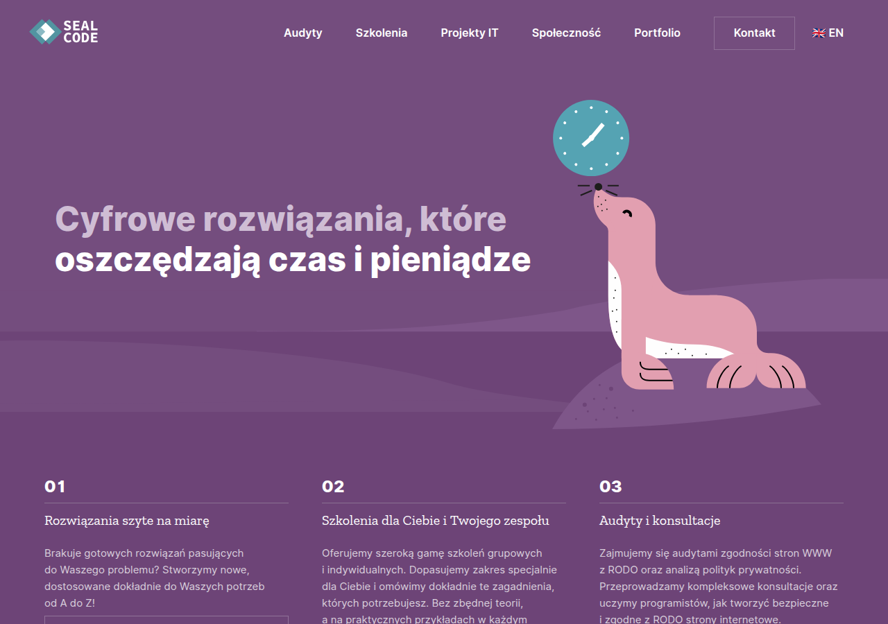 Screenshot of sealcode.it
