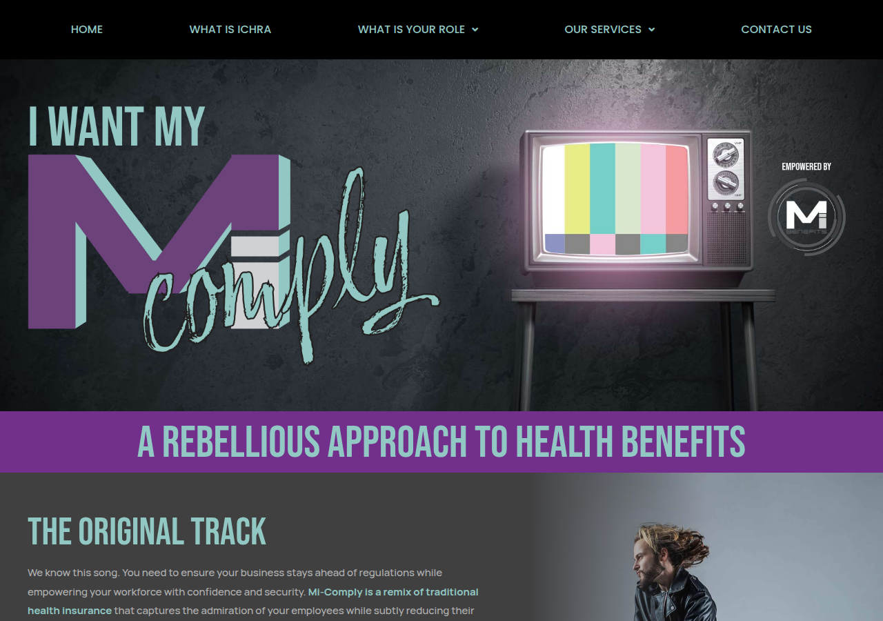 Screenshot of mi-benefits.com