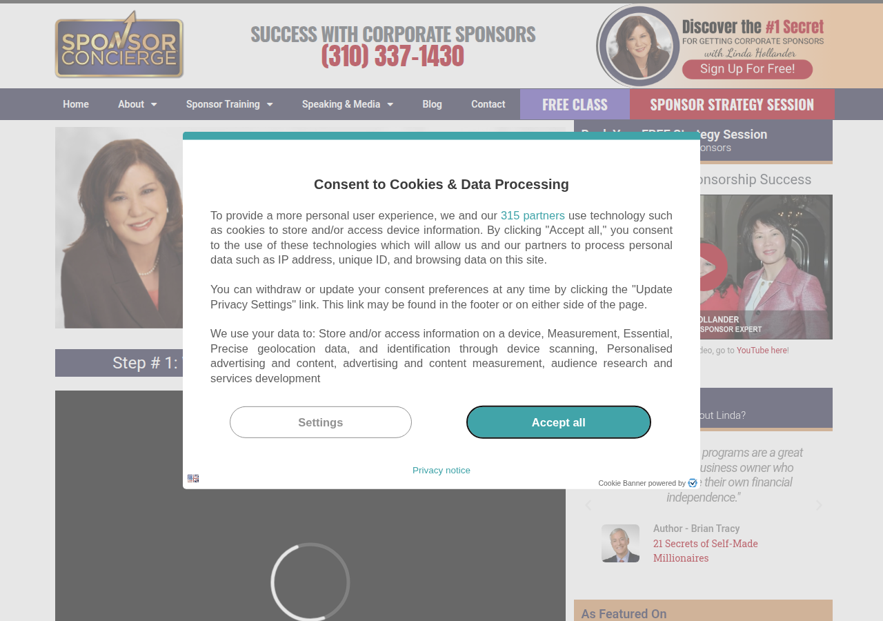 Screenshot of sponsorconcierge.com