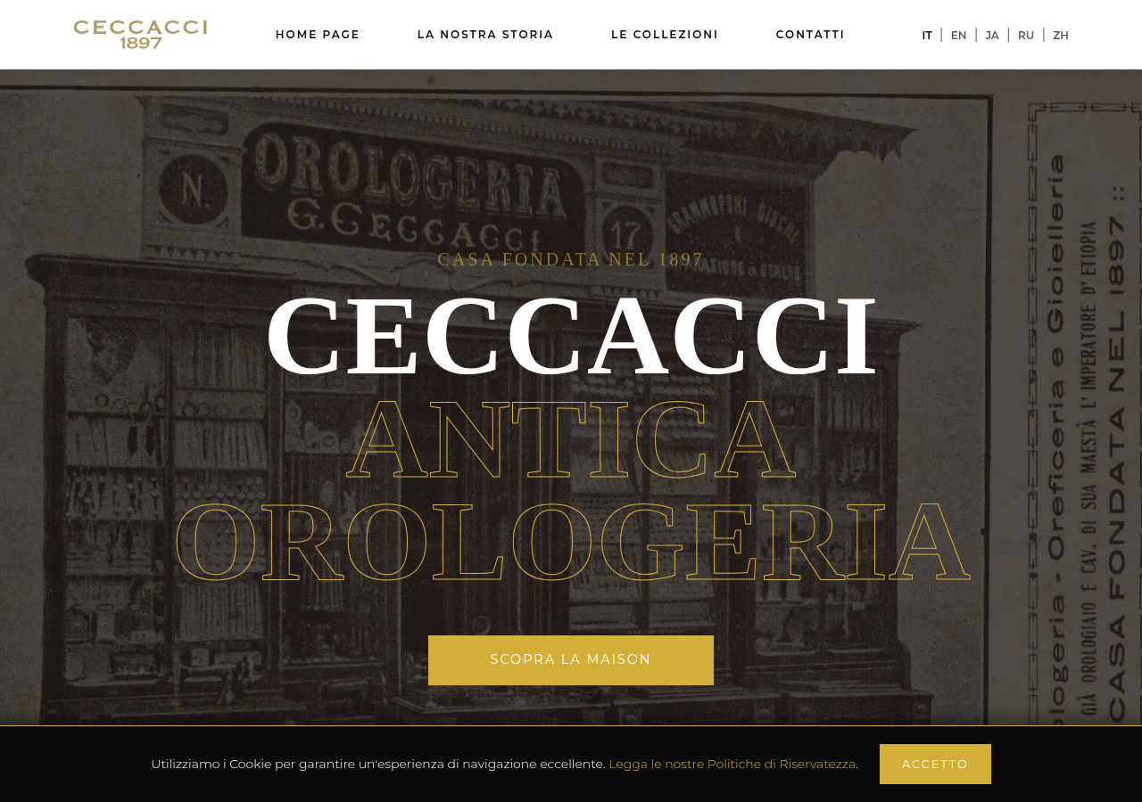Screenshot of ceccacci.com
