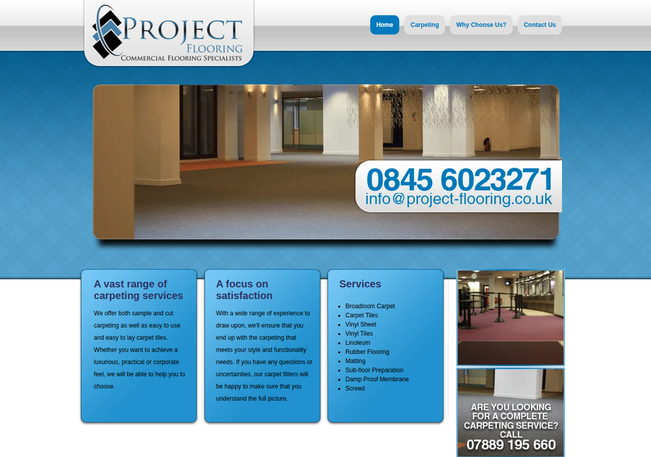 Screenshot of projectflooring-rochester.co.uk