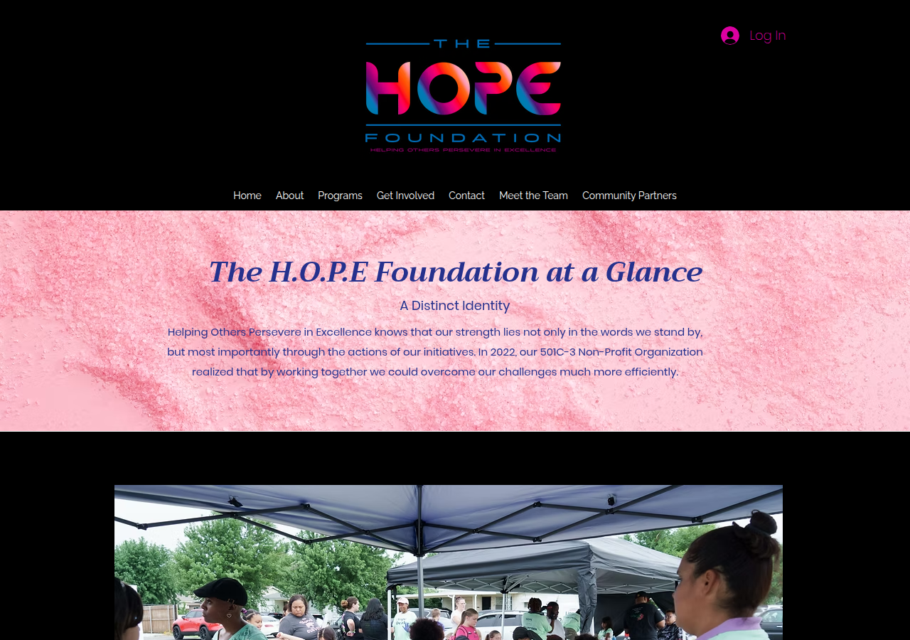 Screenshot of wearehope.net