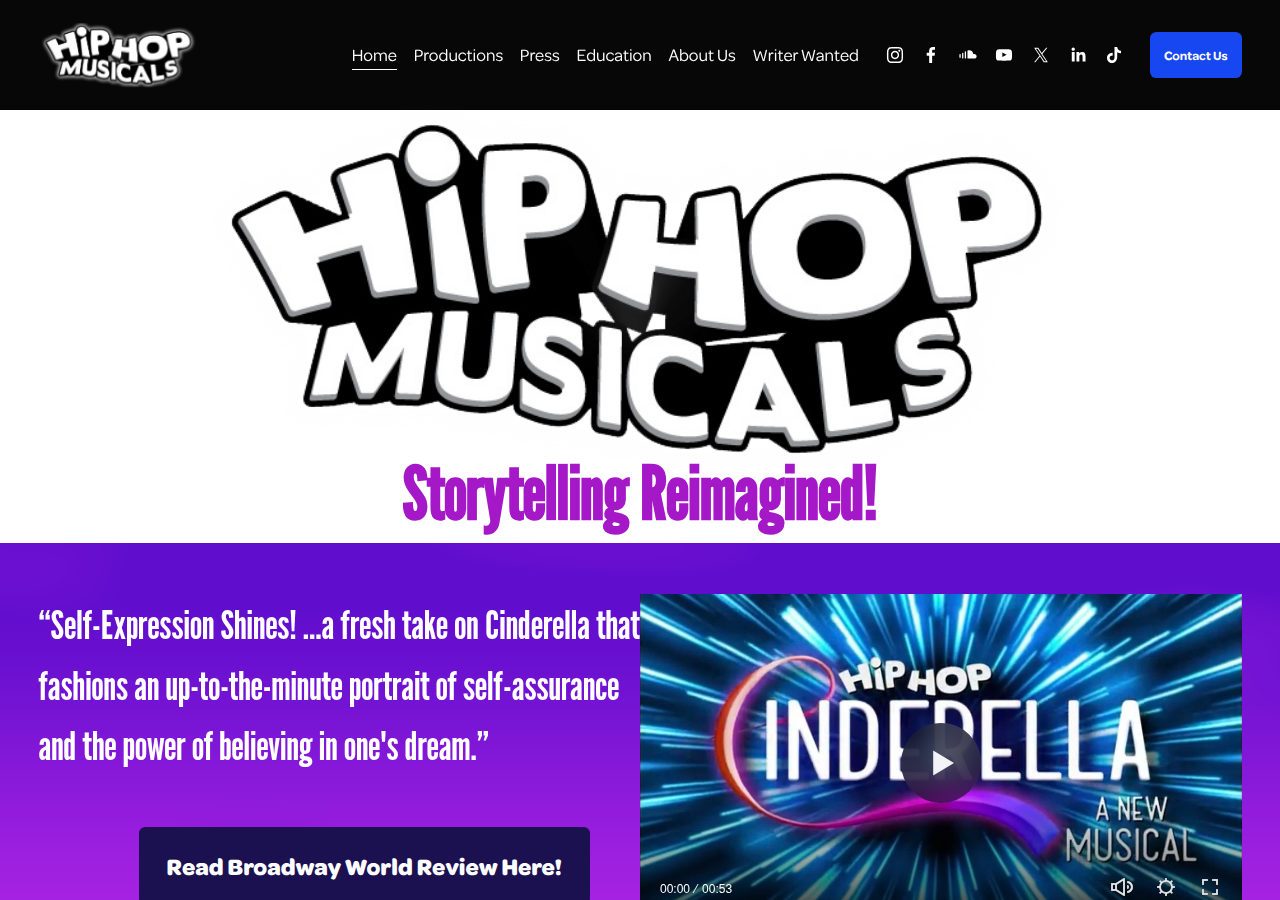 Screenshot of hiphopmusicals.com