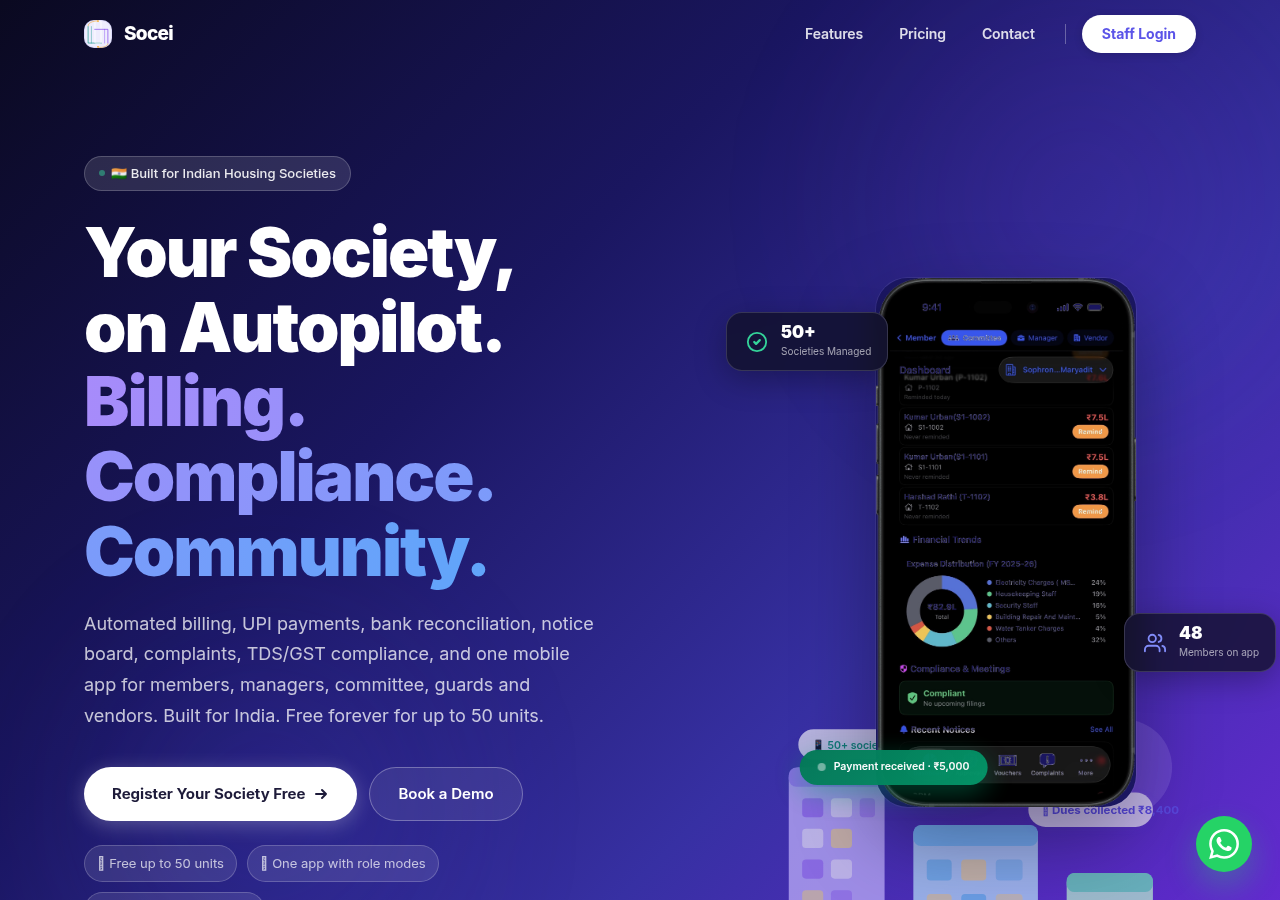 Screenshot of socei.in