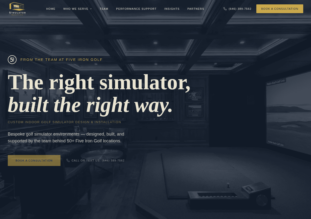 Screenshot of simulatordesignstudios.com