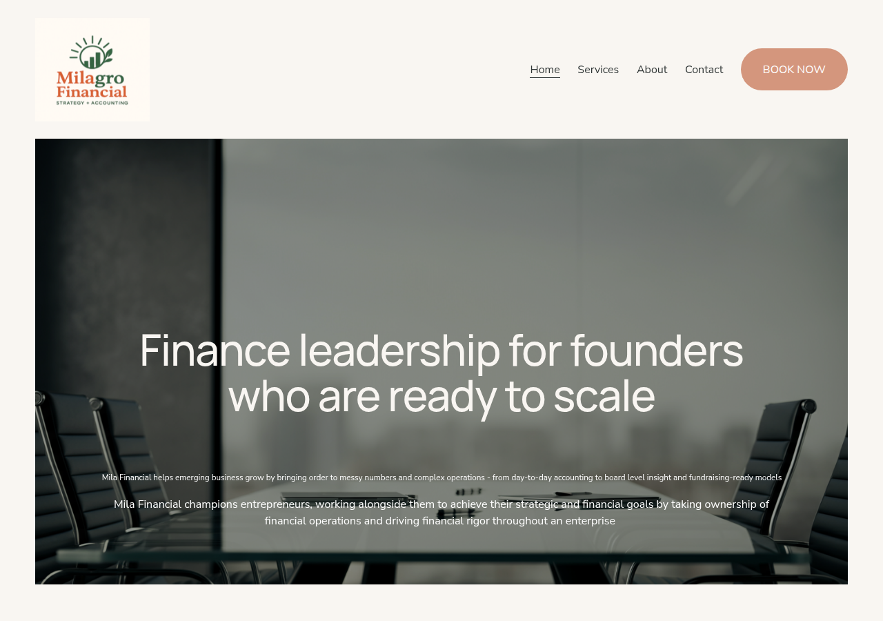 Screenshot of milafinancialmgmt.com
