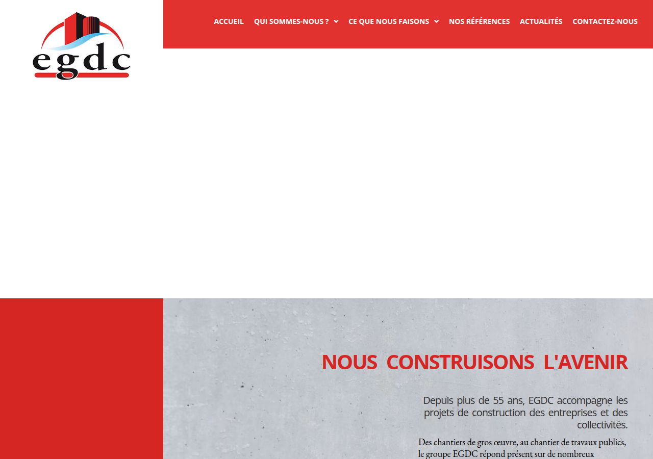 Screenshot of egdc.eu