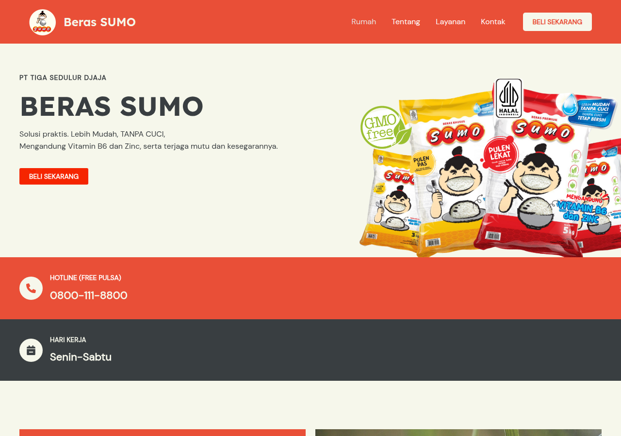 Screenshot of sumo.co.id