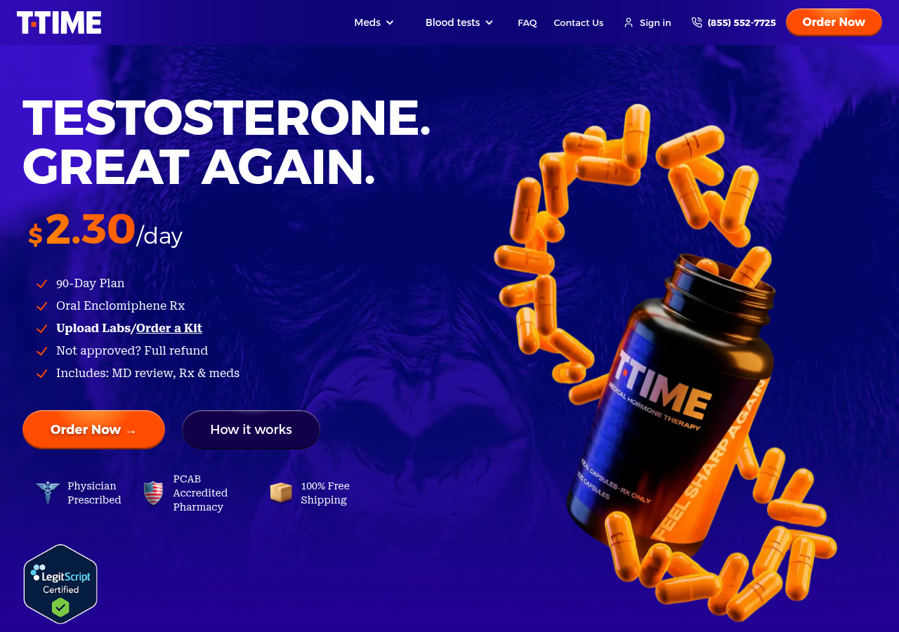 Screenshot of ttime.men