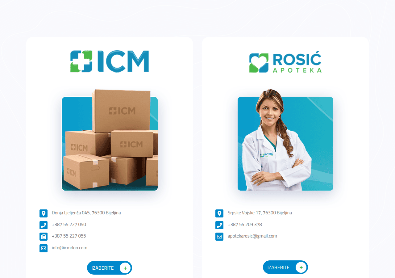Screenshot of rosic.ba