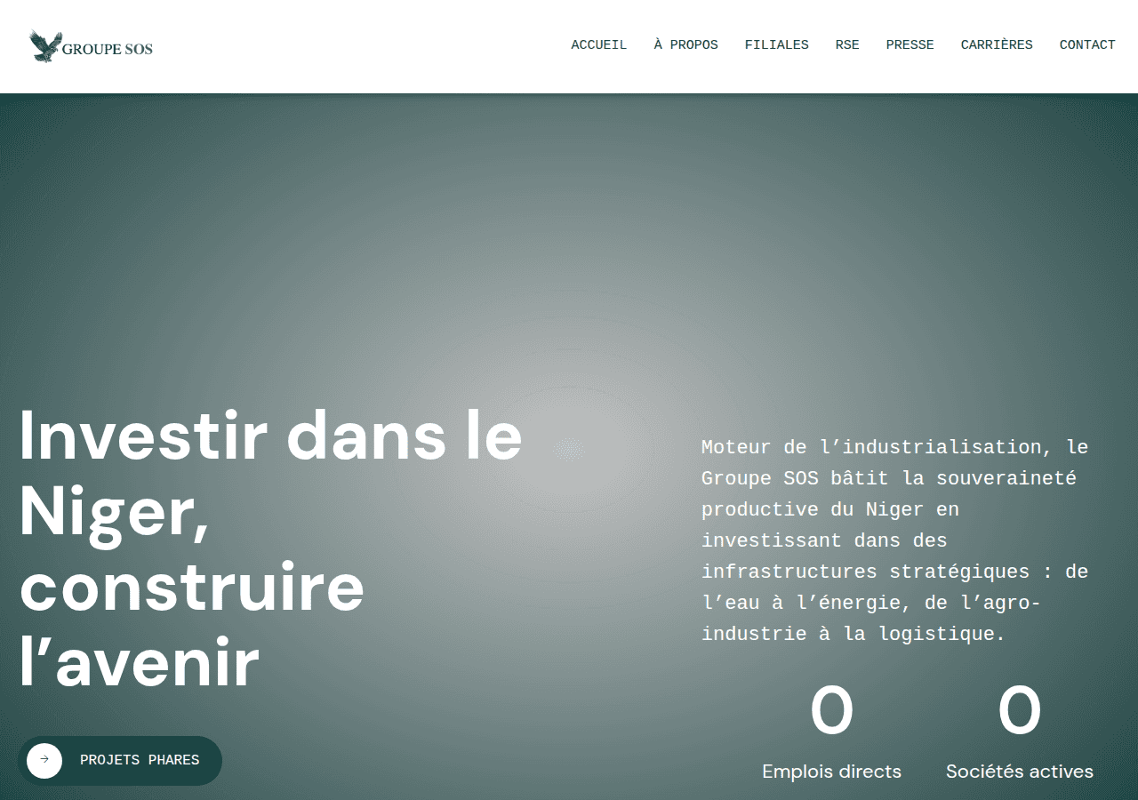 Screenshot of legroupesos.com