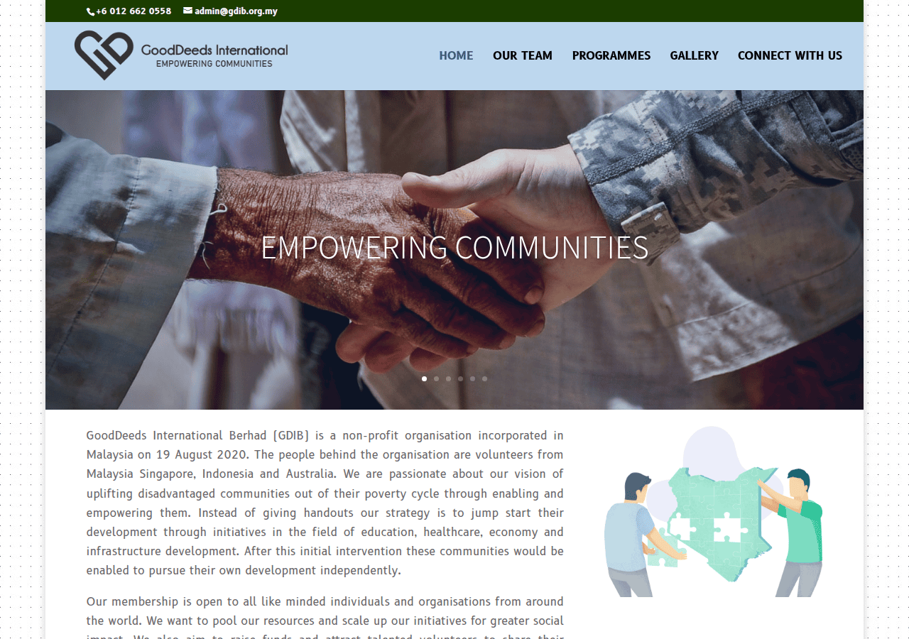 Screenshot of gdib.org.my