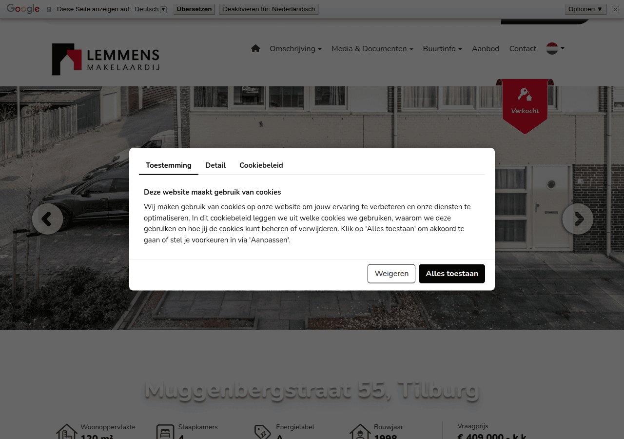 Screenshot of muggenbergstraat55.nl