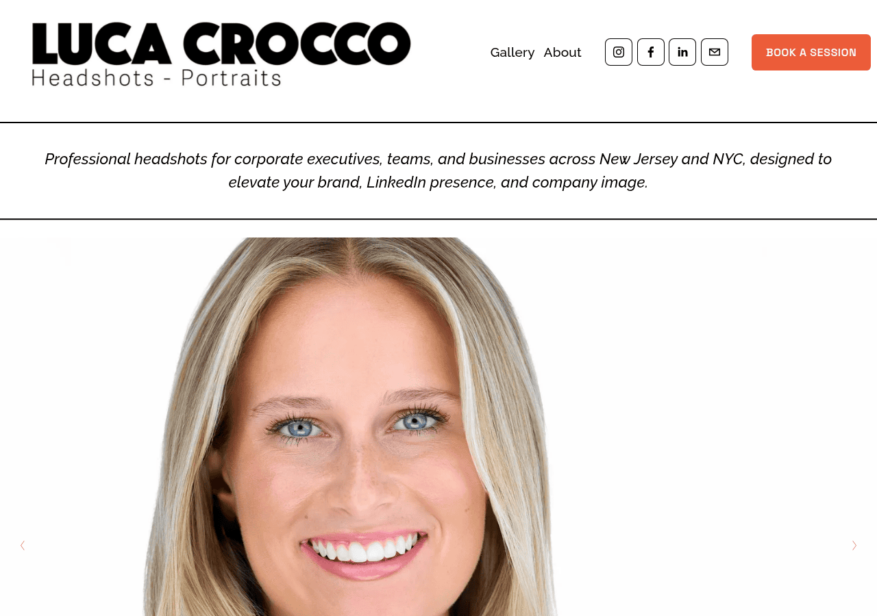 Screenshot of lucacroccophotography.com