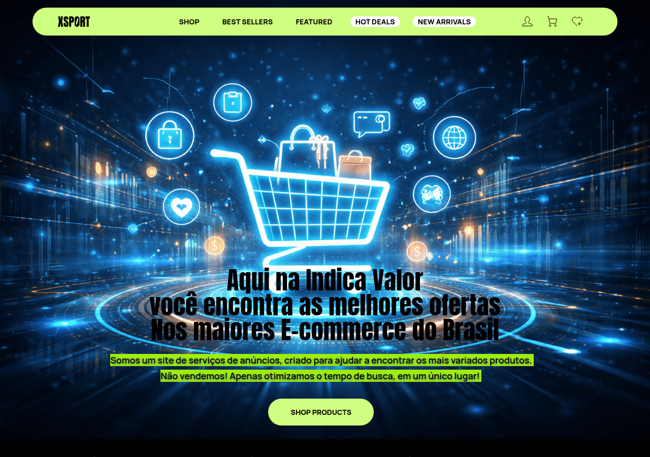 Screenshot of indicavalor.com.br