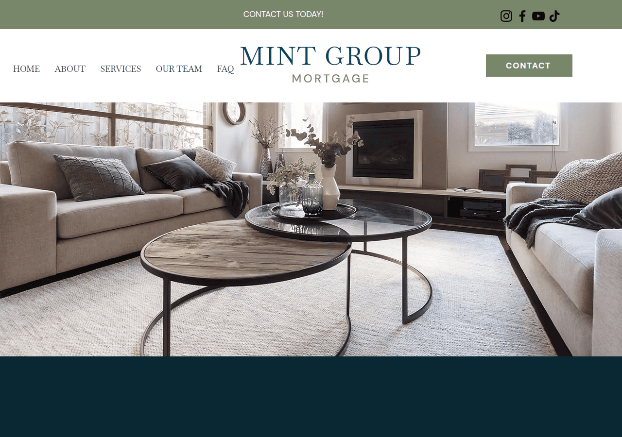 Screenshot of mintgroupmortgage.com