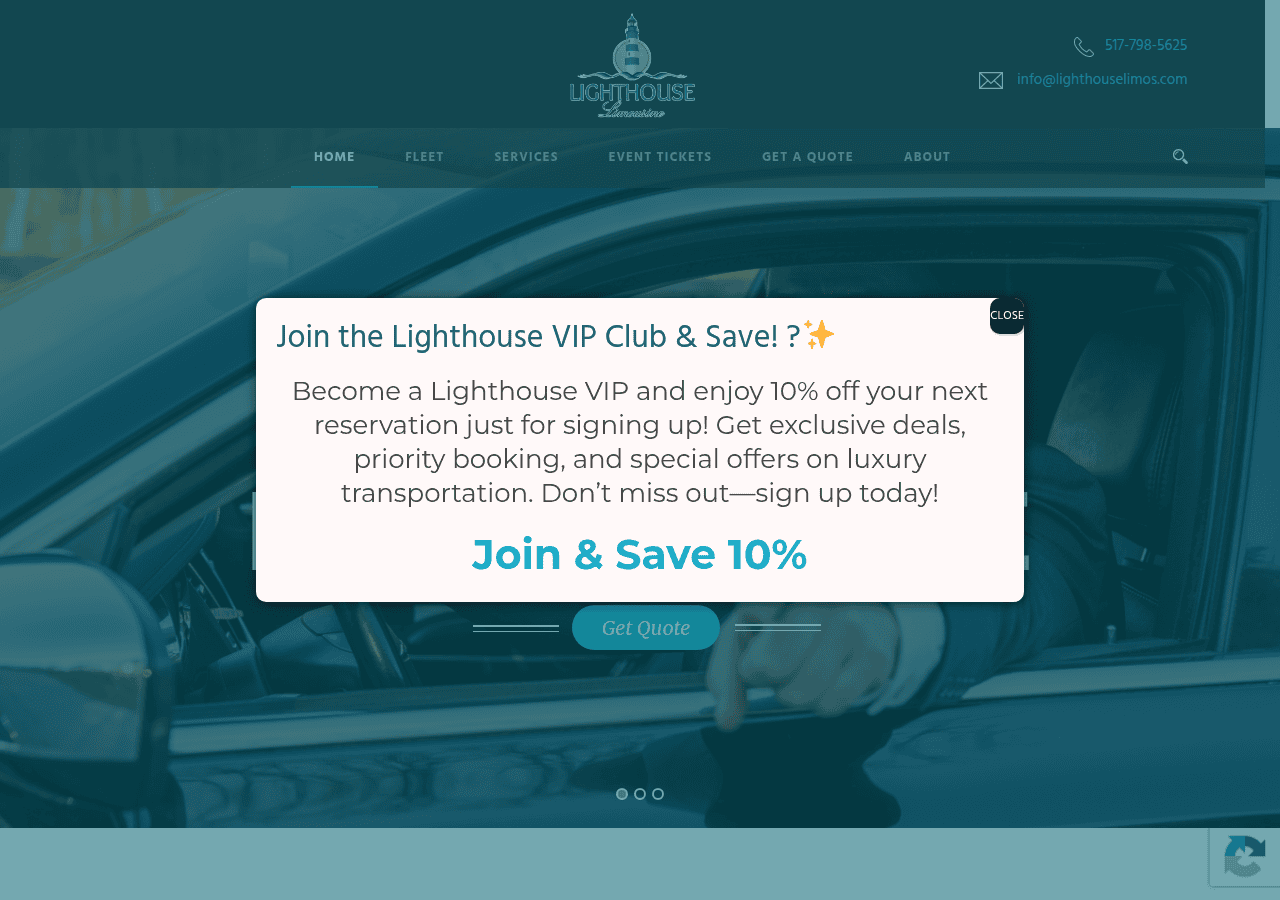 Screenshot of lighthouselimos.com