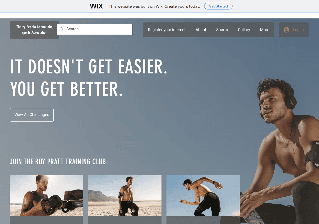 Screenshot of president4048.wixsite.com