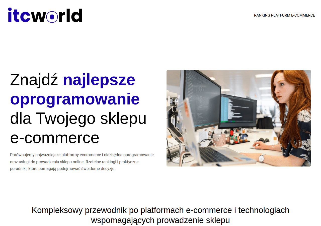 Screenshot of itcworld.pl