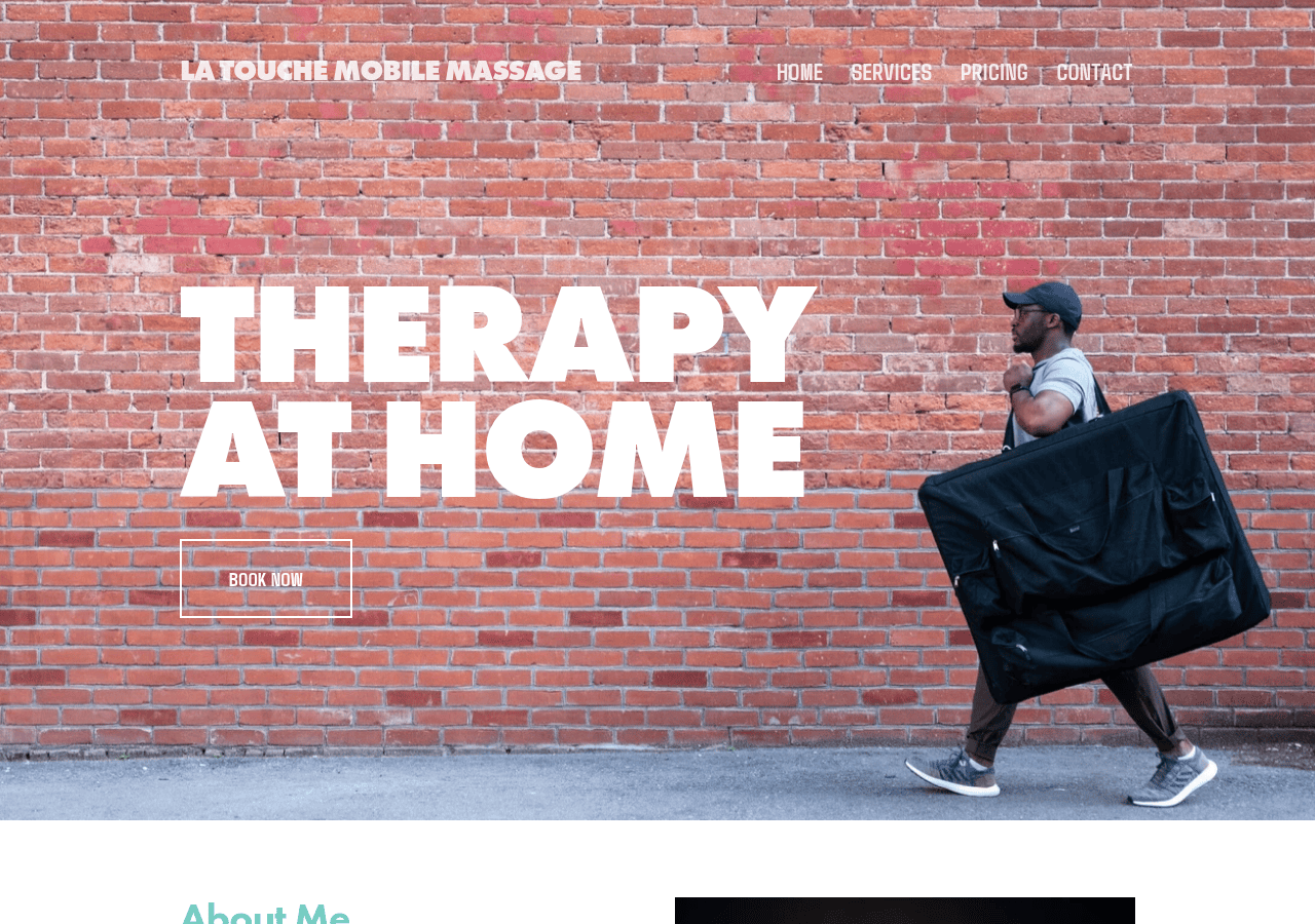 Screenshot of latouchemobilemassage.com