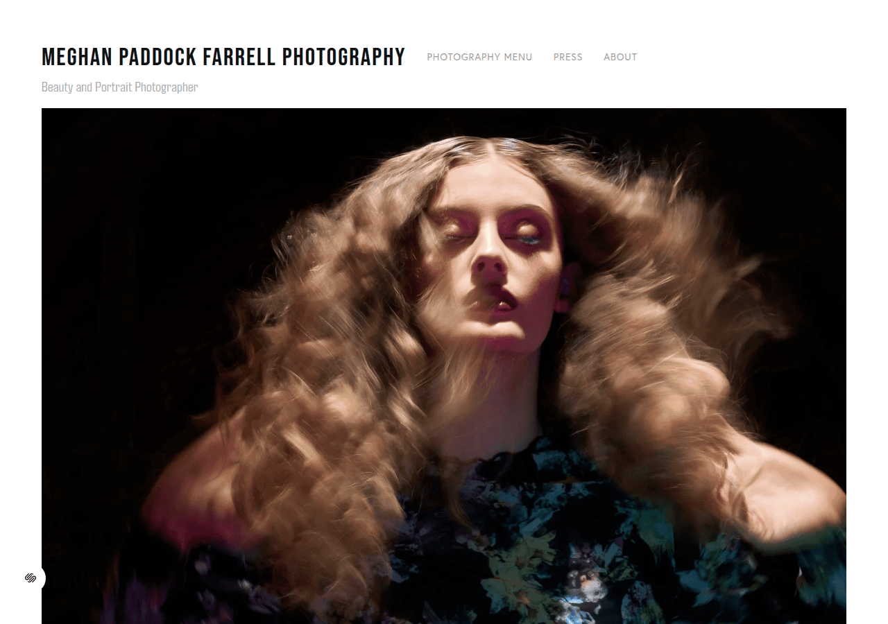 Screenshot of meghanpaddockfarrell.com