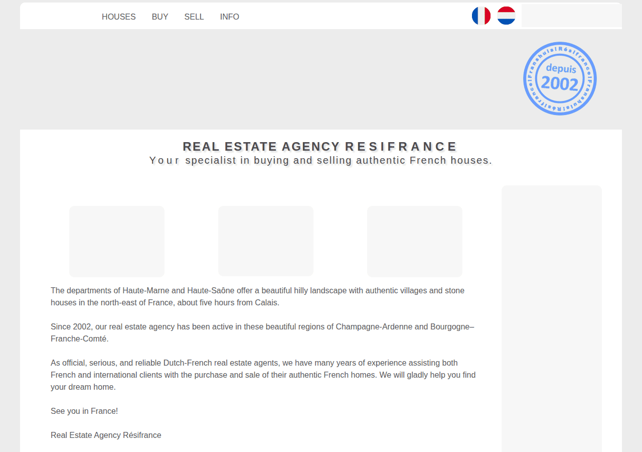 Screenshot of resifrance.com