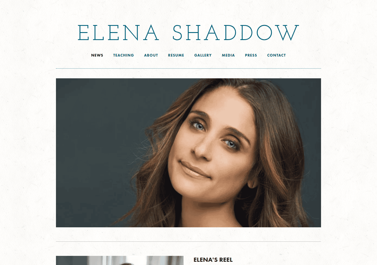 Screenshot of elenashaddow.net