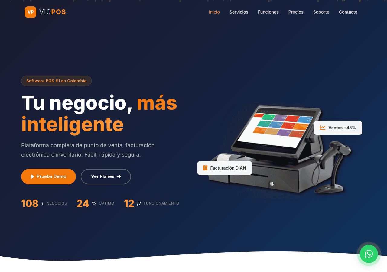 Screenshot of vicpos5.com