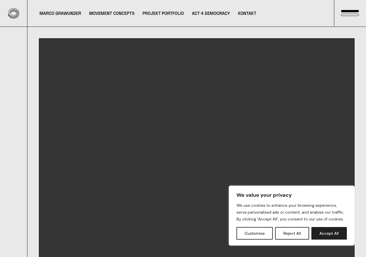 Screenshot of marcograwunder.com