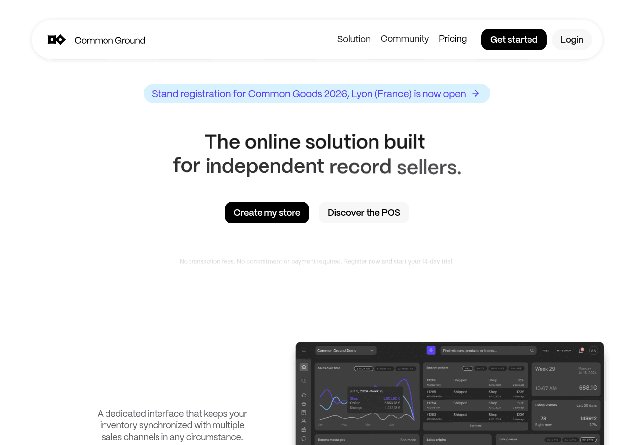 Screenshot of common-ground.io