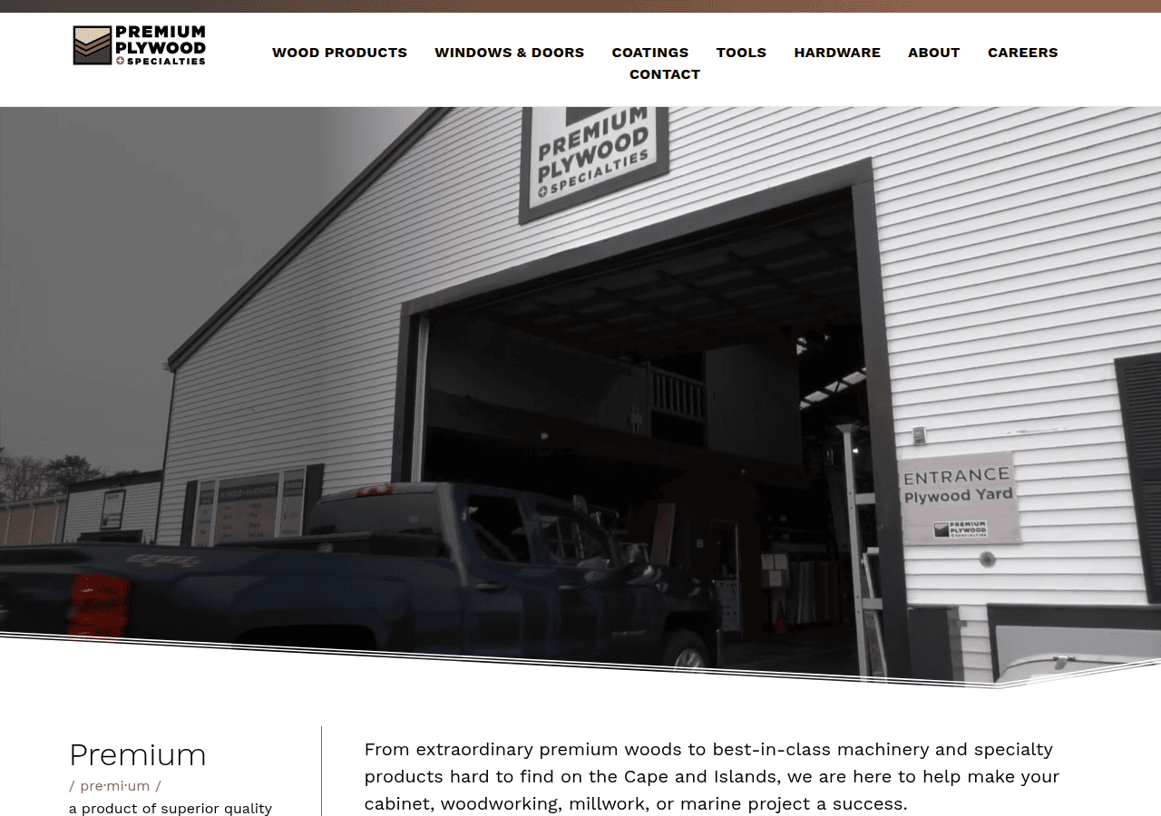 Screenshot of premiumply.com
