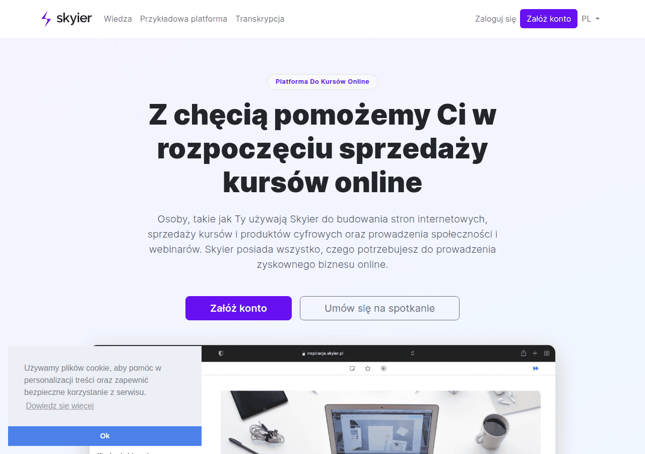 Screenshot of skyier.com