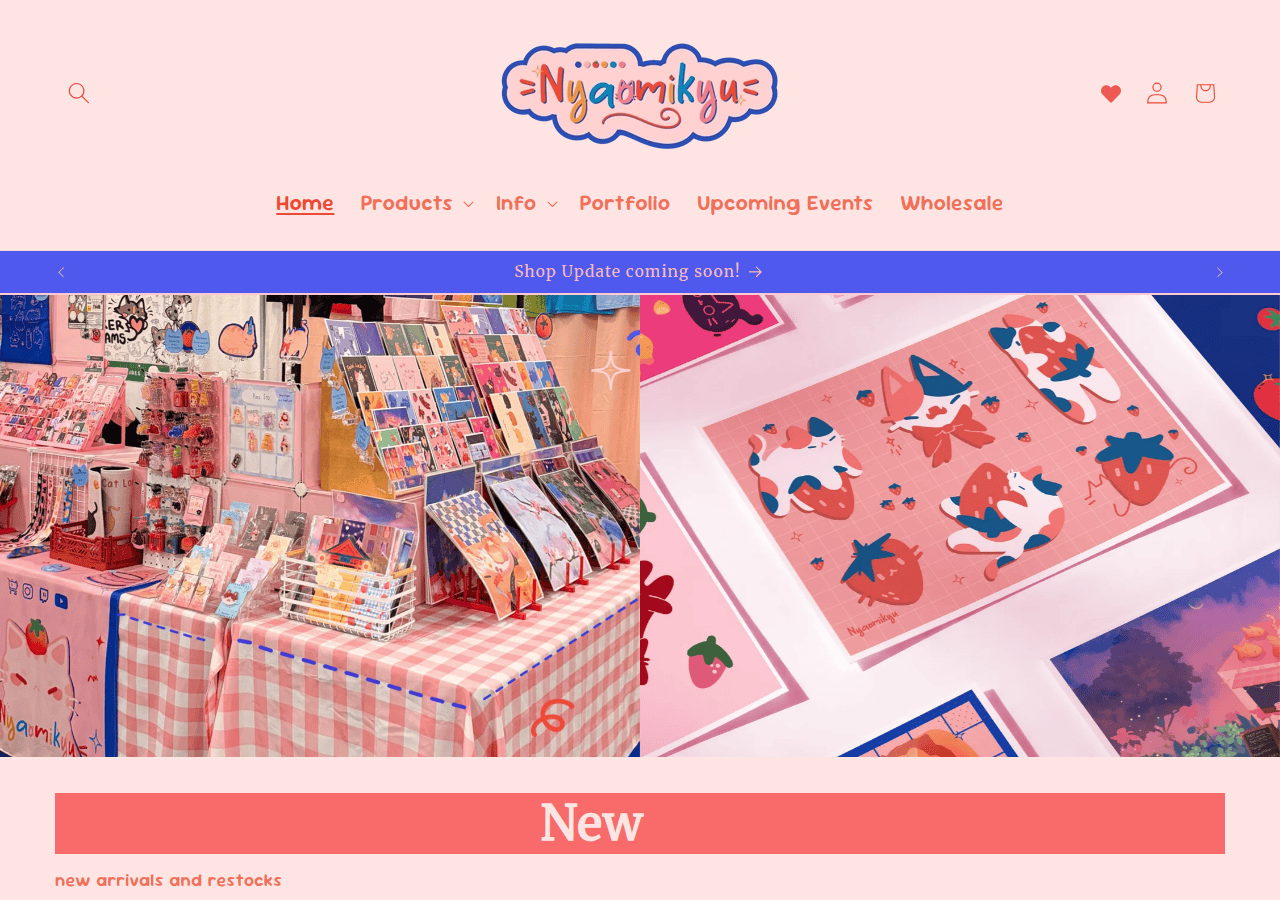 Screenshot of nyaomikyu.com