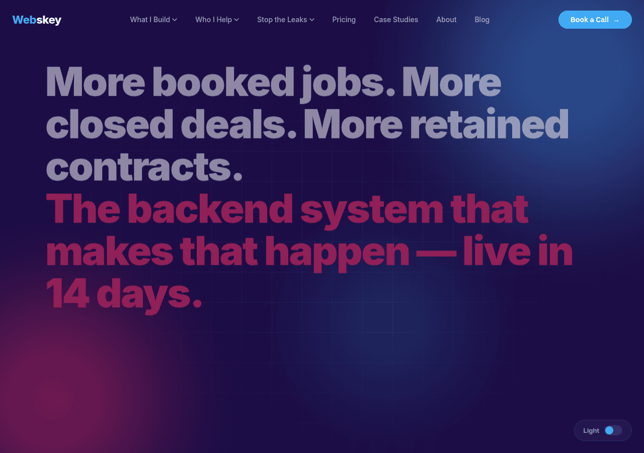 Screenshot of webskey.io