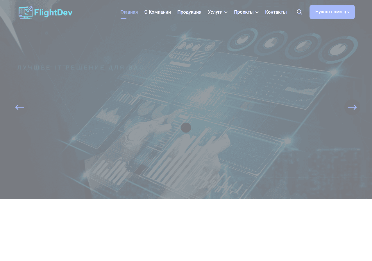Screenshot of flightdev.ru