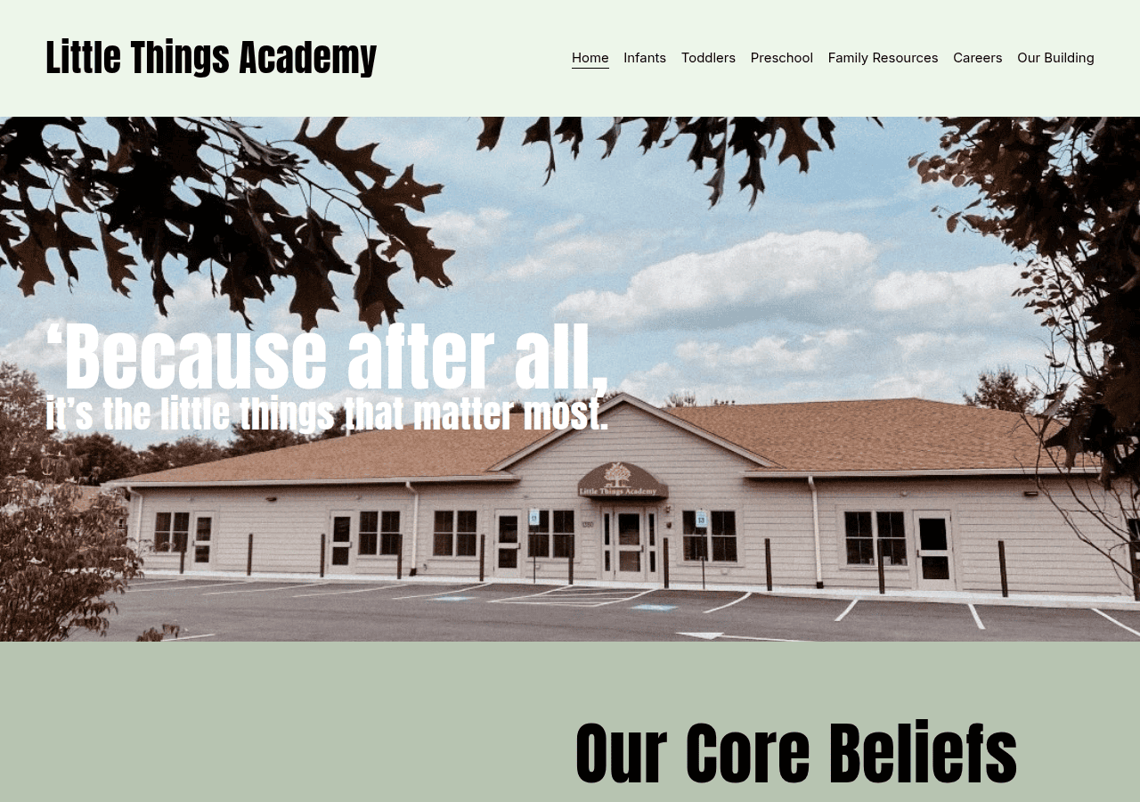 Screenshot of littlethingsacademy.com