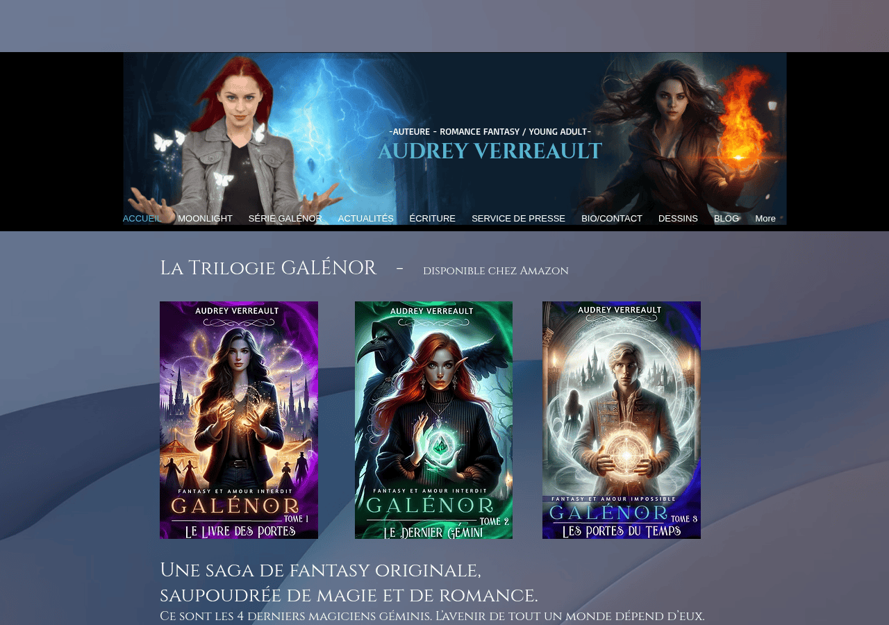 Screenshot of audreyverreault.com