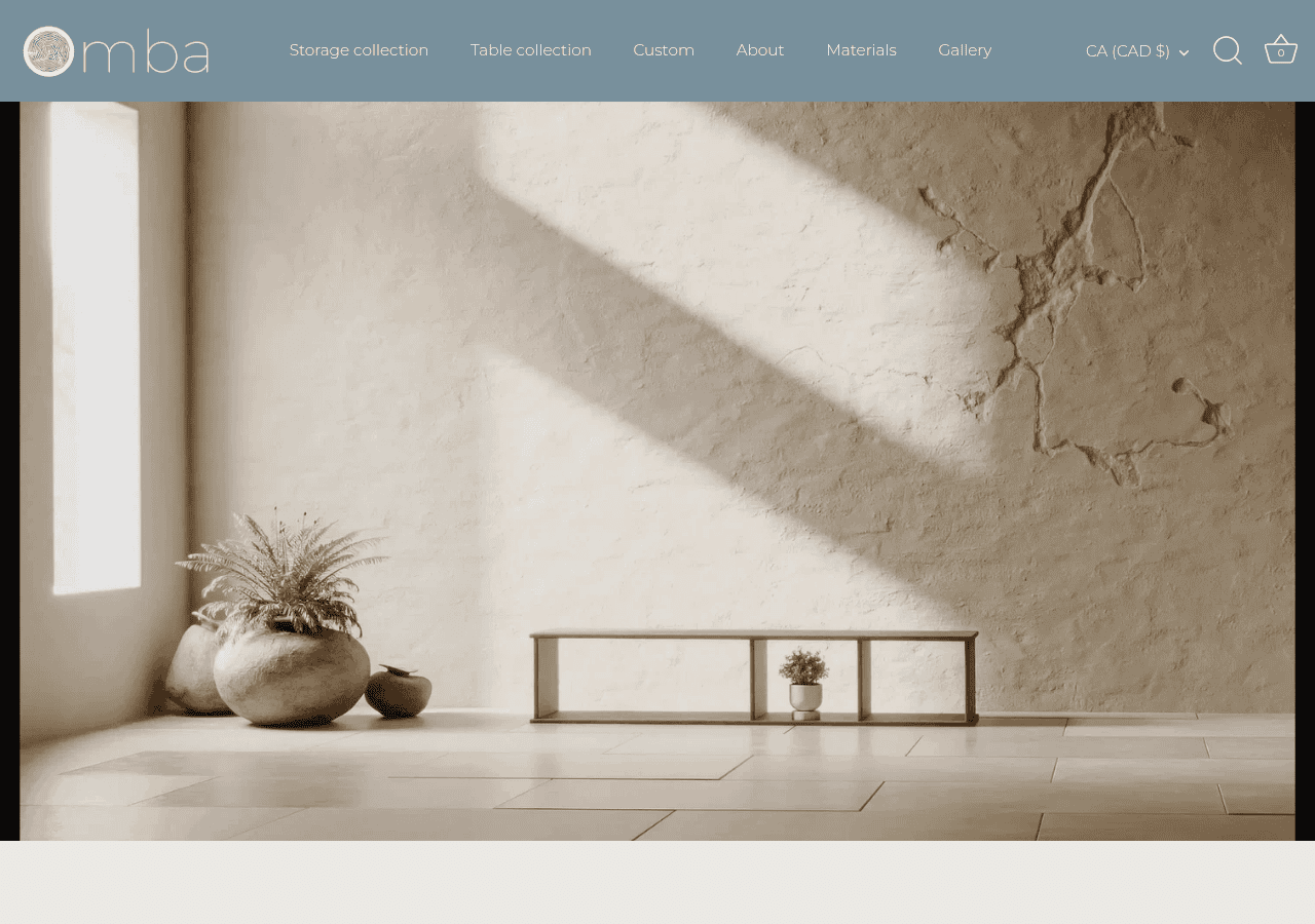 Screenshot of ombahome.com