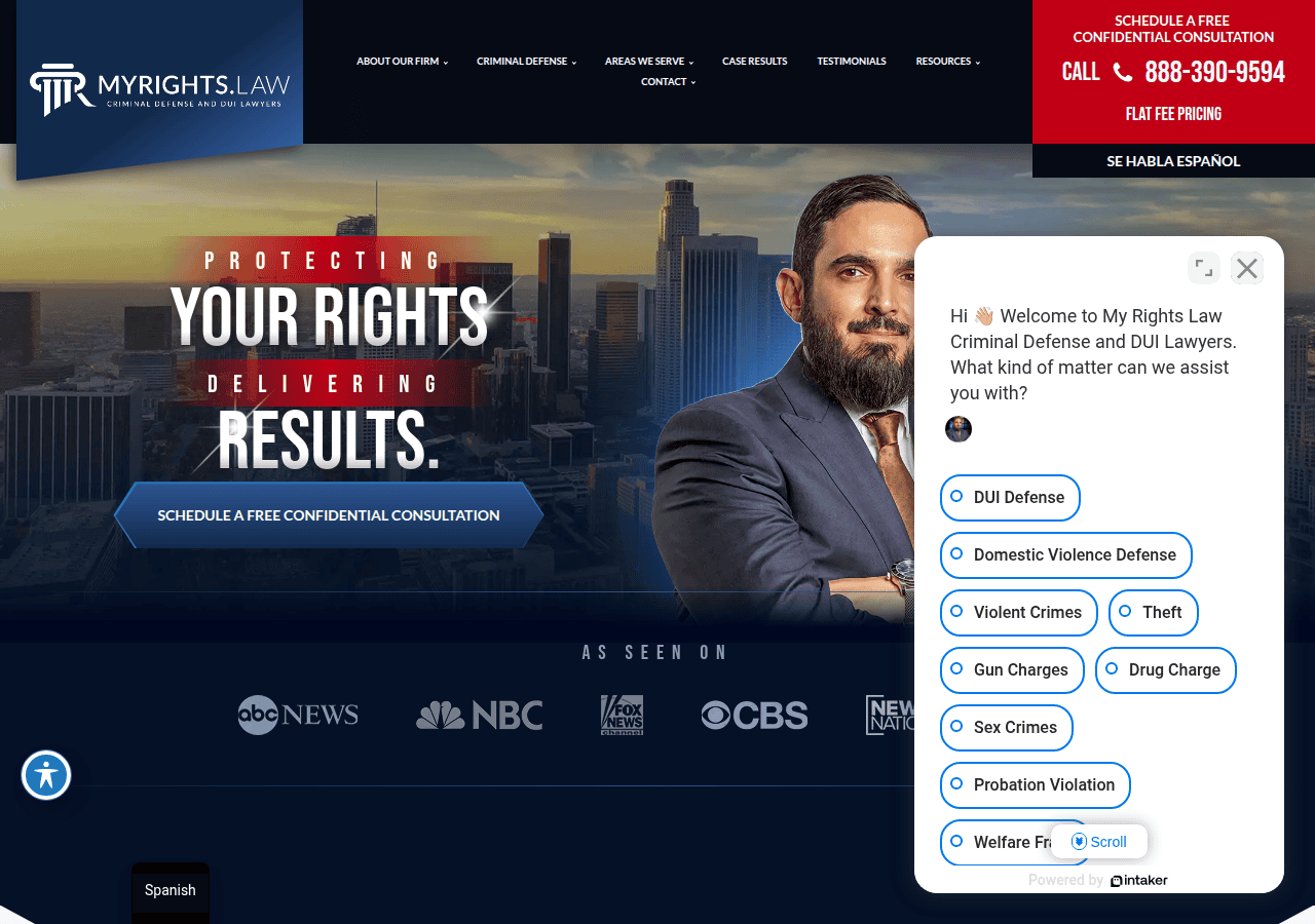 Screenshot of myrightslawgroup.com