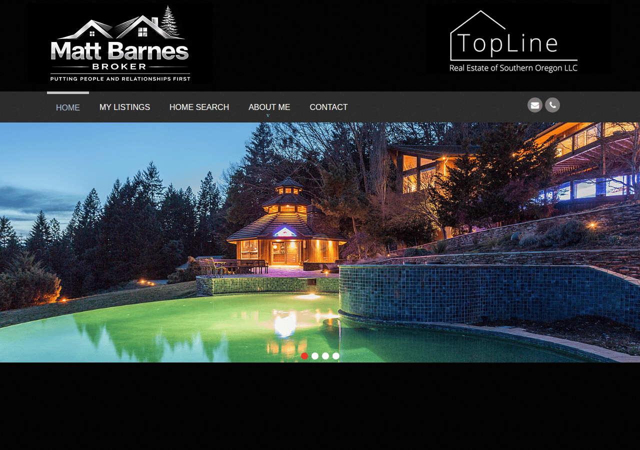 Screenshot of mattbarnesbroker.com