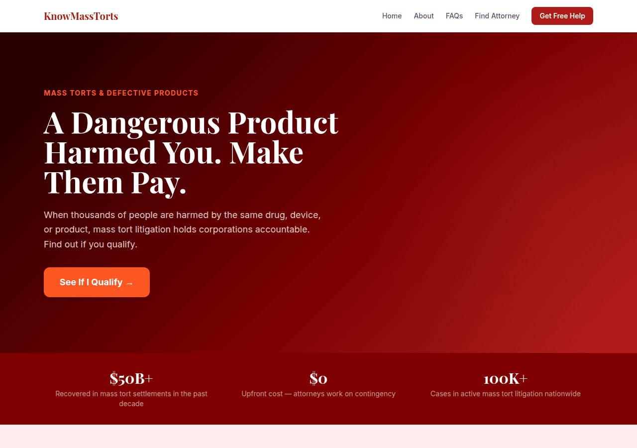Screenshot of knowmasstorts.com