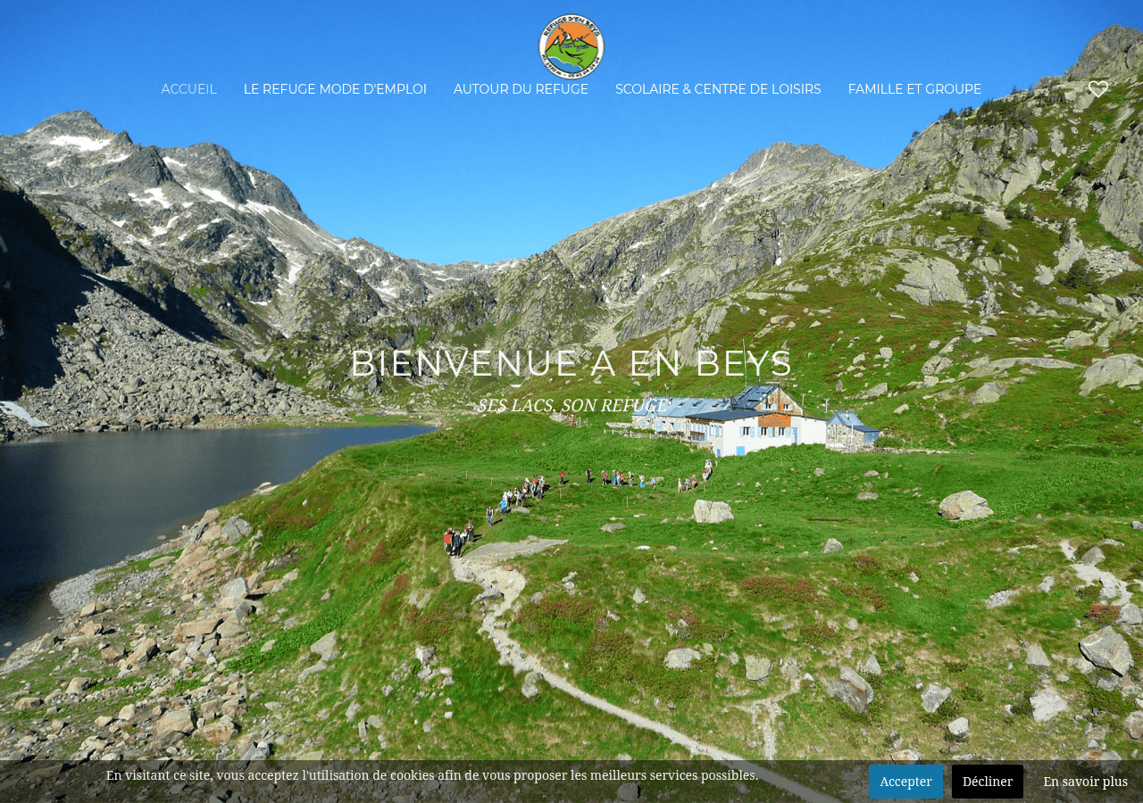 Screenshot of refuge-enbeys.com
