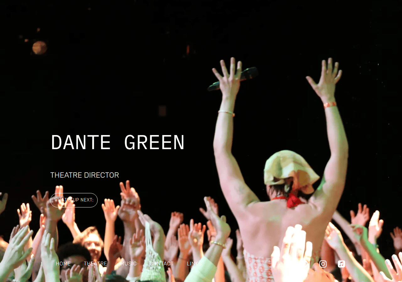 Screenshot of dantegreen.com
