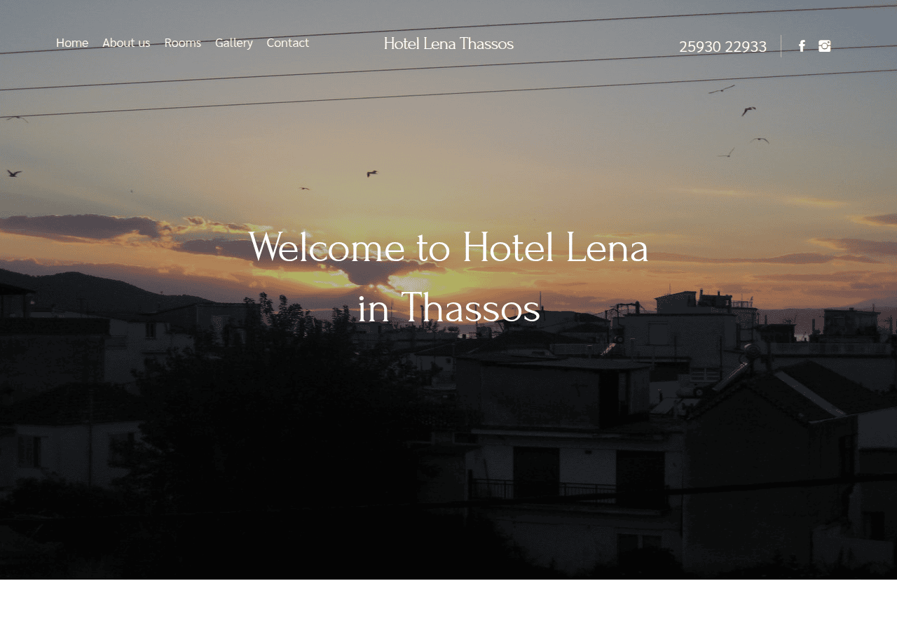 Screenshot of hotel-lena.gr